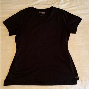 Grey's Anatomy Classic Black Scrub Top